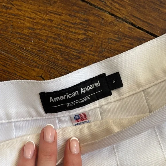 American Apparel White Mini Skirt - Picture 2 of 3